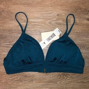 NWT Bikini Lab Blue Bikini Top